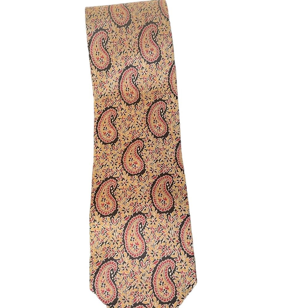 Gorgeous Gorgio Armani Cravatte silk tie in Browns, blacks & reds
